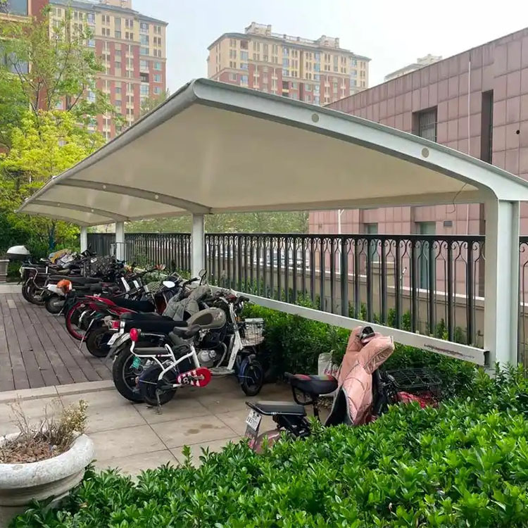 水富市膜结构电动车棚